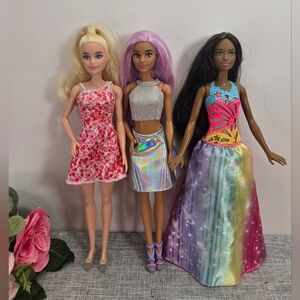 Vintage Barbie Doll Lot Of 3 Mattel Early 2000's